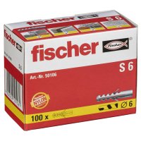 Fischer Dübel S 6 100 St.