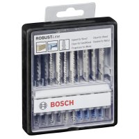 Bosch 10tlg. Robust Line Stichsägeblatt-Set Holz und...
