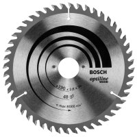 Bosch Kreissägeblatt Optiline Holz 190 x 30 48D